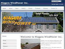 Tablet Screenshot of niagarawindpower.com